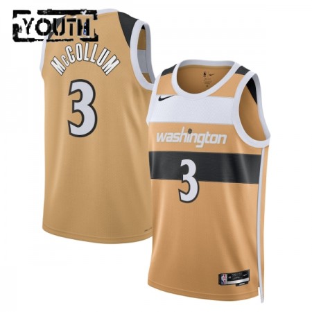 Camiseta Niños Washington Wizards CJ Mccollum 2025-26 Nike City Edition Oro Swingman Camiseta Niños Washington Wizards CJ Mccollum 2025-26 Nike City Edition Oro Swingman